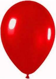 BALLONNEN UNI ROOD 10 ST. 30 CM